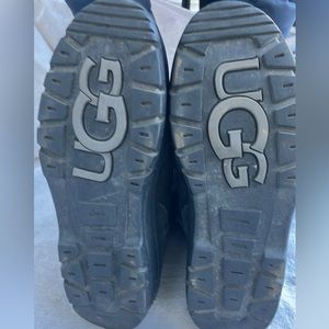 Women’s UGG black suede boots, size 7